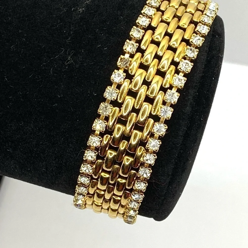 KJL Kenneth Jay Lane Bracelet Crystals Vintage